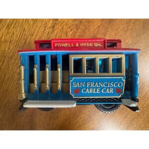 San Francisco Cable Car Toy Powell & Hyde Sts Rolling Souvenir SNCO